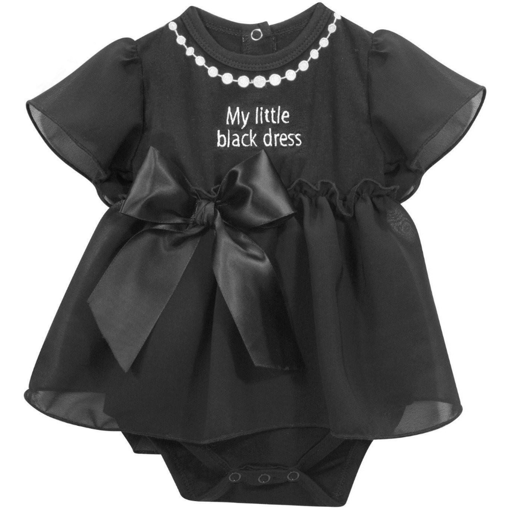 "My little black dress" onesie